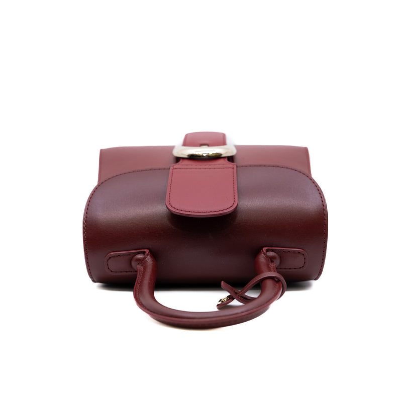 mini brillant in red calfskin ghw