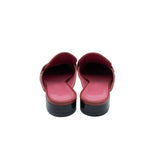 thumbnail H Trocadero mules in leather windred phw#35