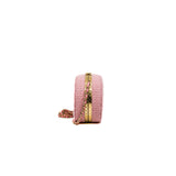 thumbnail small round bag pink tweed rghw seri LUJTOxxxx