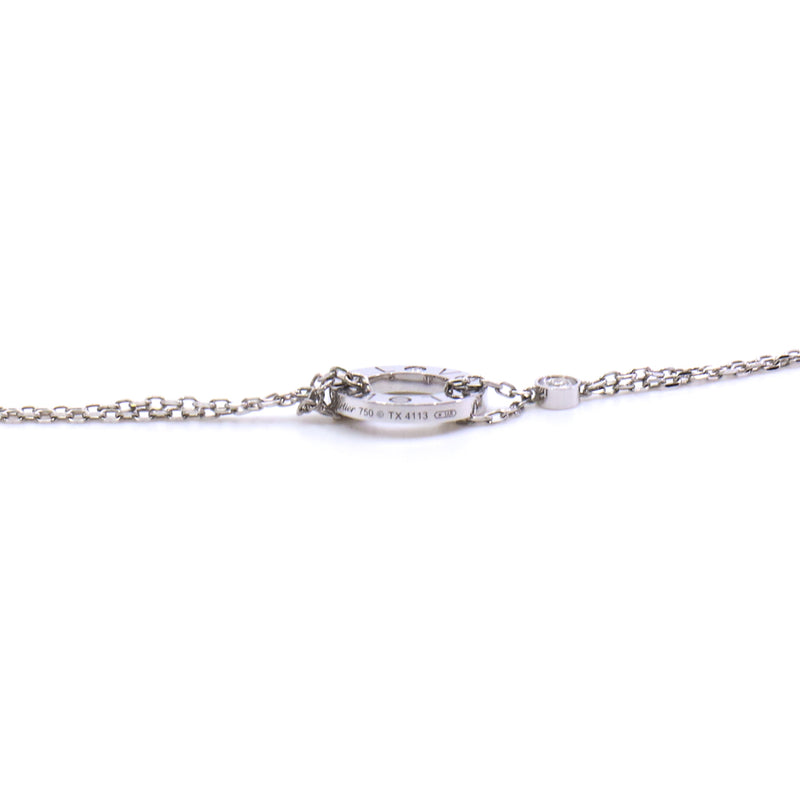 love bracelet with diamonds in 18k wg seri TX4113