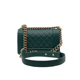 thumbnail small leboy in caviar green ghw seri TK8Xxxx