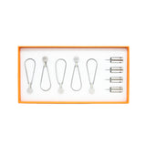 thumbnail scarf hanging system BNIB silver