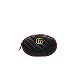 thumbnail GG marmont belt bag in black/red ghw