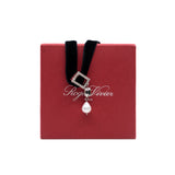 thumbnail chocker in velvet with crystal and pearl phw
