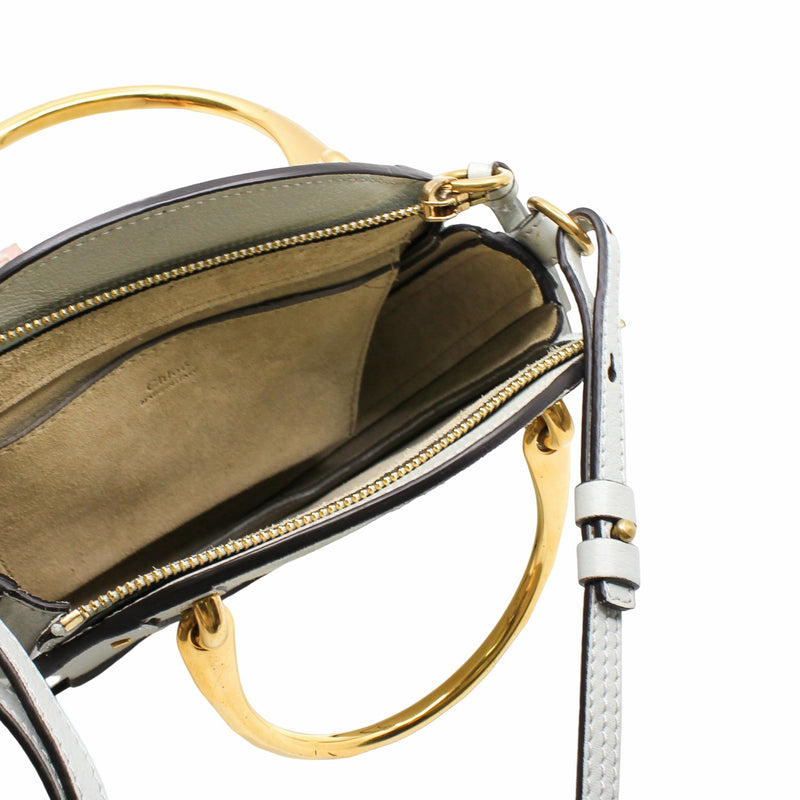 pixie  round bag  light Gray ghw - L'UXE LINK