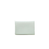 thumbnail Calvi Duo compact verso card holder N3 mint&dark green goat W stamp phw