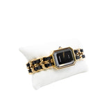 thumbnail Première Édition Originale Watch Steel coated with yg and black leather