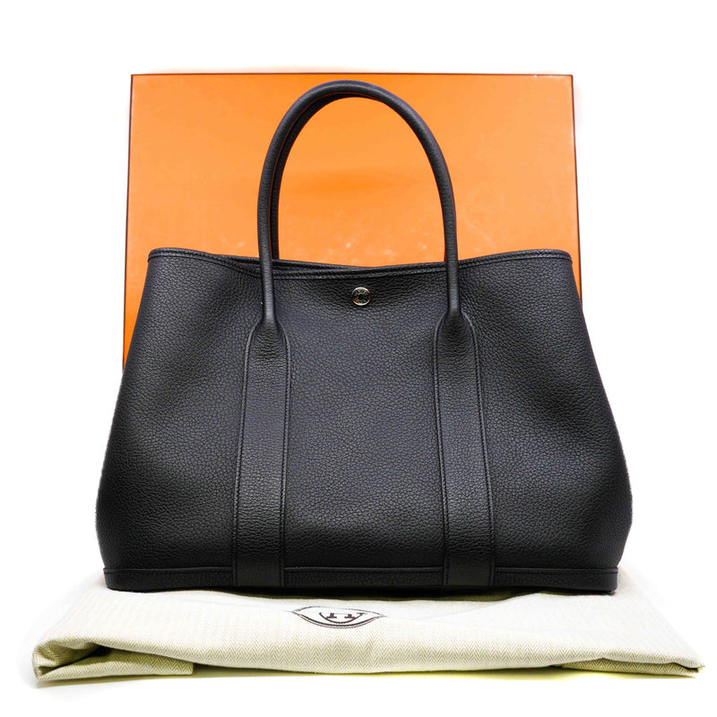 garden party 36cm in black stamp Y PHW