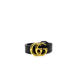 thumbnail GG Marmont wide belt with shiny buckle ghw 105cm