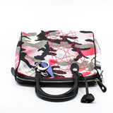thumbnail Christian Dior x Anselm Reyle Camouflage Canvas Boston Bag PHW - L'UXE LINK