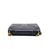 thumbnail large diorama bag in dark grey leather ghw 2017