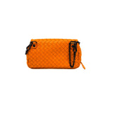 thumbnail orange small flap chain bag