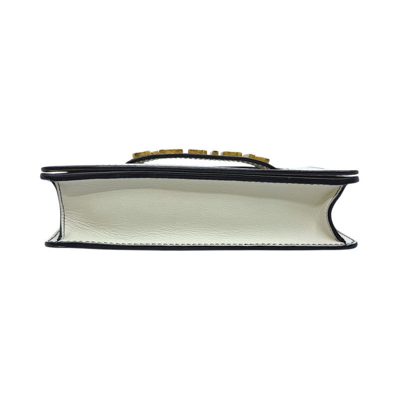 medium j'a dior in leather white ghw 2017