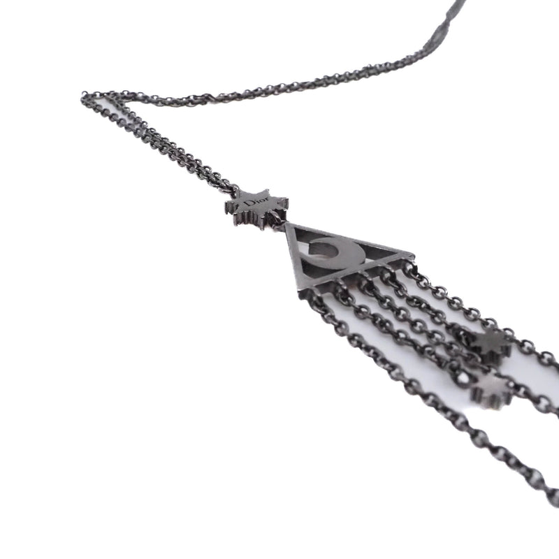 Extra Long Pewter Celestial Astrology Lariat Necklace