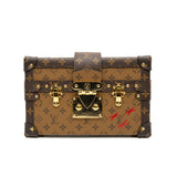 thumbnail petite malle in monogram reverse canvas ghw