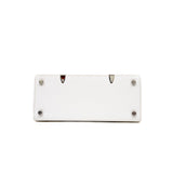 thumbnail Structure Saigon PM bag canvas/calfskin white phw