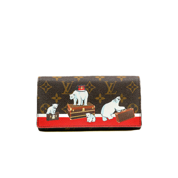 Monogram Limited Edition Christmas Polar Bear Wallet - L'UXE LINK