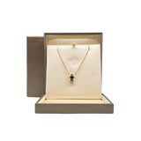 thumbnail B.zero1 necklace with 18 kt rose gold chain and with 18 kt rose gold and black ceramic pendant.