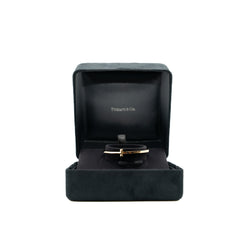 T1 Narrow Hinged Bangle in 18k rg rrp 7600 - L'UXE LINK