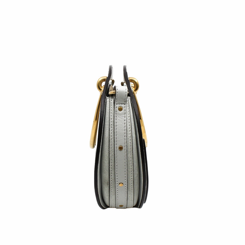 pixie  round bag  light Gray ghw - L'UXE LINK