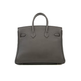 thumbnail birkin 25 in 8F gris etain togo phw u stamp