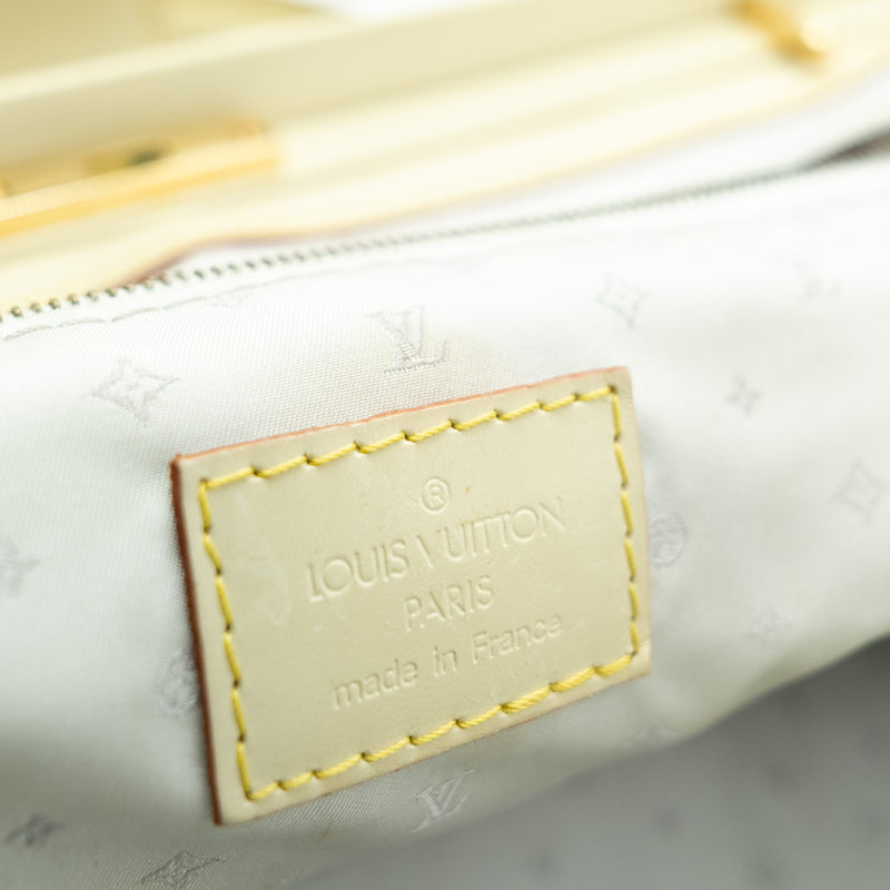 pm suhali l'ingenieux handle tote in leather white ghw 2006