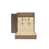 thumbnail Divas'dream earrings 18k rose gold with diamonds