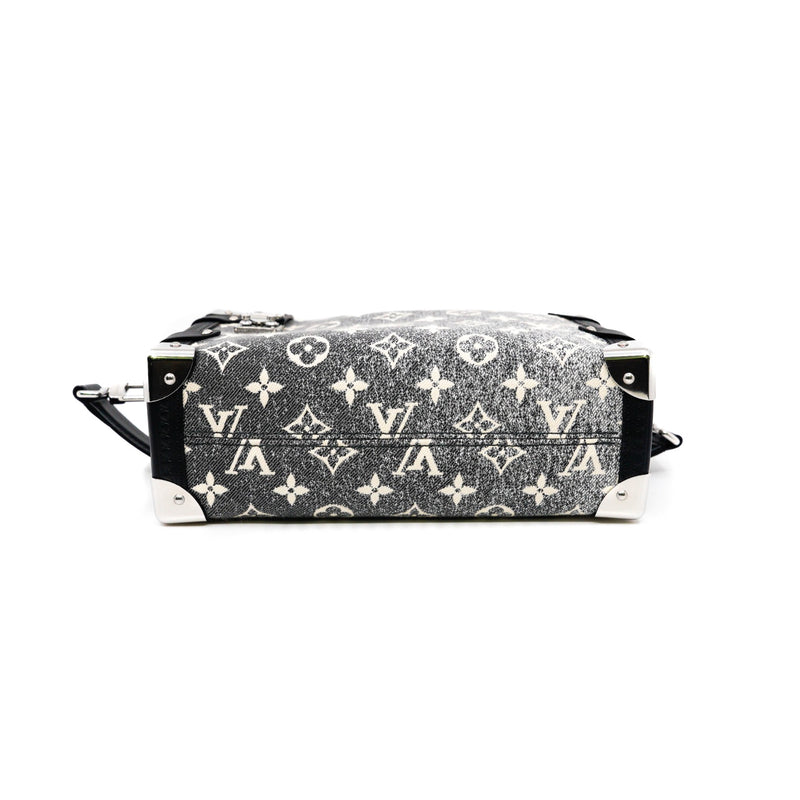 MM side trunk in monogram denim grey phw 2022+