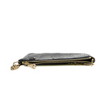 thumbnail snake clutch chain bag in black  ghw