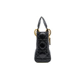 thumbnail new medium lady Dior in python blue to black ghw（missing strap）