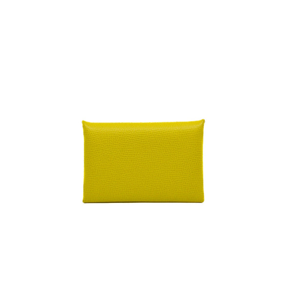 calvi card holder lime epsom phw U stamp