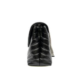 thumbnail large loulou shoulder bag in black matelasse lambskin phw