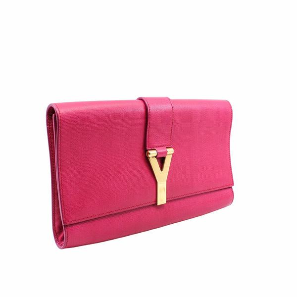 clutch leather pink  ghw