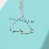 thumbnail Smile Bracelet in white Gold with Diamonds