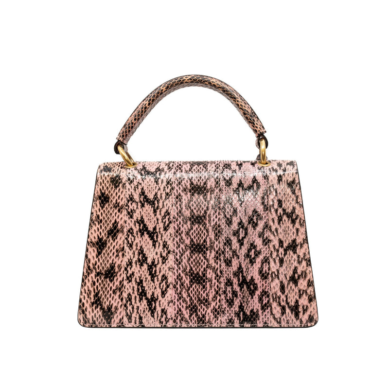 QUEEN MARGARET' SHOULDER BAG WITH A BEE MOTIF in python ghw - L'UXE LINK