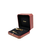 thumbnail classic model love bracelet with 4 diamonds in 18k yg size 18 #586xxx