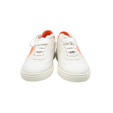 thumbnail quicker sneaker in leather white/orange #37.5