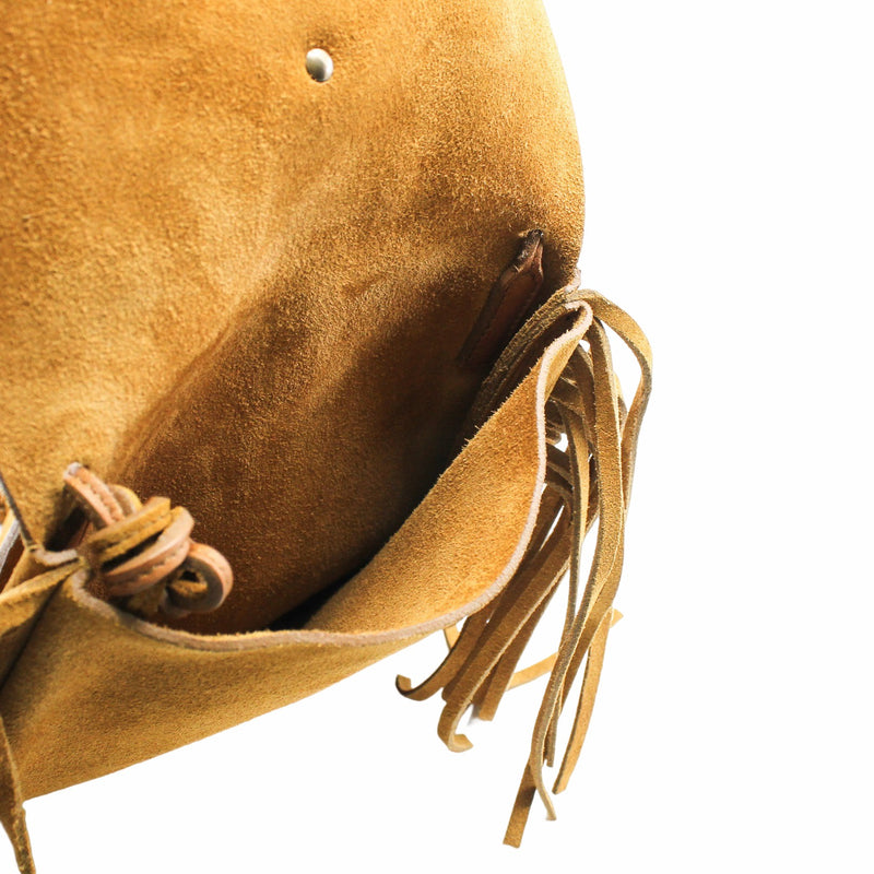 tassels sidebag suede brown - L'UXE LINK