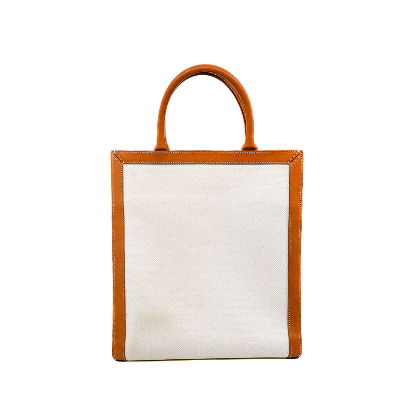 SMALL CABAS VERTICAL IN TRIOMPHE CANVAS AND CALFSKIN
white AUD 2,750