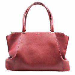 tote  lady bag leather red ghw