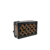 thumbnail vertical soft trunk in monogram/black suede black hw