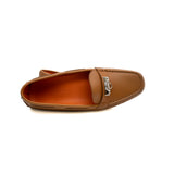 thumbnail Irving loafer in leather  brown phw #35