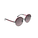 thumbnail occhiali da sole rotondi nero rosa sunglasses