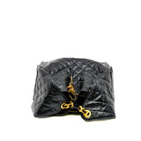 thumbnail large 25 bag in shiny calfskin black ghw #UJE7