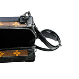 thumbnail vertical soft trunk in monogram/black suede black hw