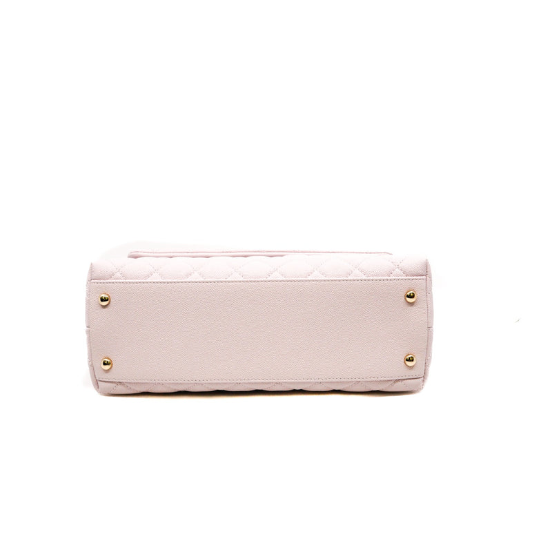 medium coco handle in caviar light pink ghw seri30