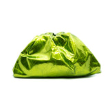 thumbnail clutch bag in green patent