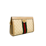thumbnail small ophidia GG chain bag in beige ghw