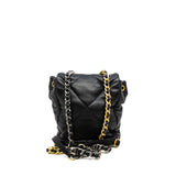 thumbnail 19 bag backpack in black lambskin seri UUXPXXXX