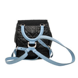 thumbnail sequins backpack in black/blue leather phw 2016